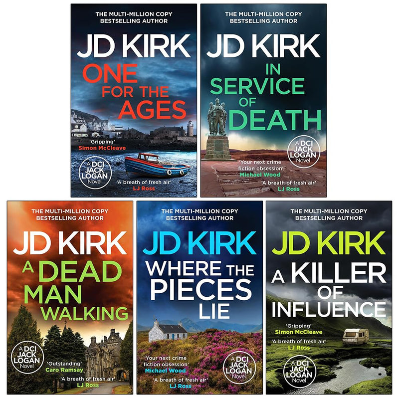 DCI Logan Crime Thrillers 5 Books Collection Set by JD Kirk - Fiction - Paperback