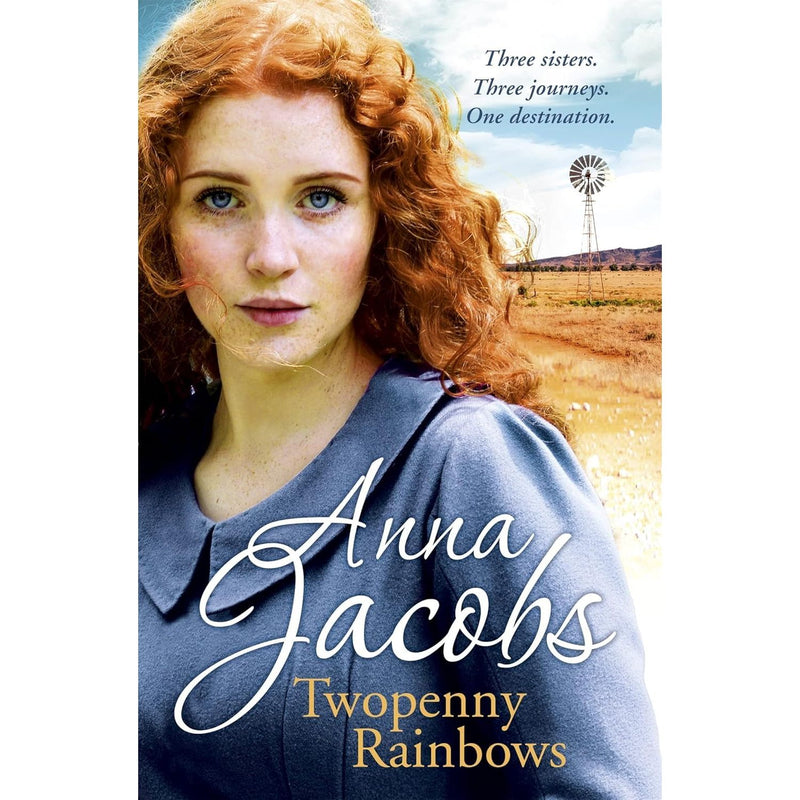 Anna Jacobs 12-book collection set including A Daughter's Journey, A Widow's Courage, and A Woman's Promise in Hodder Paperbacks.