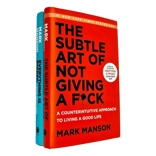 Mark Manson Collection 2 Books Set (The Subtle Art of Not Giving a Fck, Everything Is Fcked) - The Book Bundle