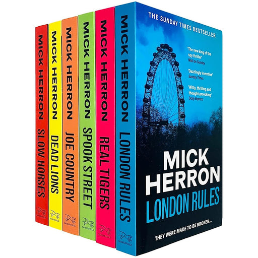 Mick Herron Jackson Lamb Thriller Series 5 Books Collection Set - The Book Bundle