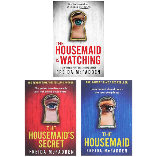 Freida McFadden 3 books Set(The Housemaid , The Housemaid's Secret,The Housemaid is Watching) - The Book Bundle
