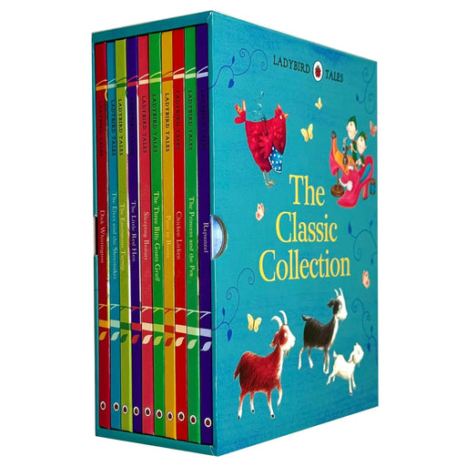 Ladybird Tales Classic Collection 10 Books Set (Dick Whittington, The Three Billy Goats Gruff, The Elves and the Shoemaker,Puss in Boots,The Enormous Turnip,Chicken Licken,The Little Red Hen & More) - The Book Bundle