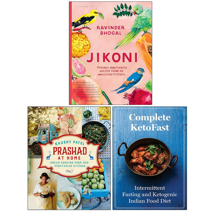 Jikoni, Prashad At Home & Complete KetoFast 3 Books Collection Set - The Book Bundle