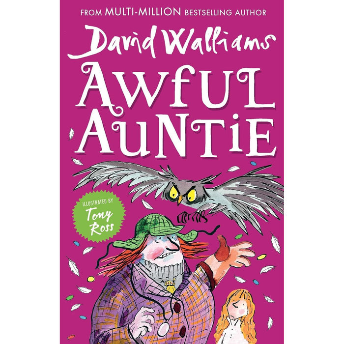 David Walliams 4 Books Collection Set Awful Auntie, Grandpa’s Great Escape, Bad Dad, Robodog - The Book Bundle