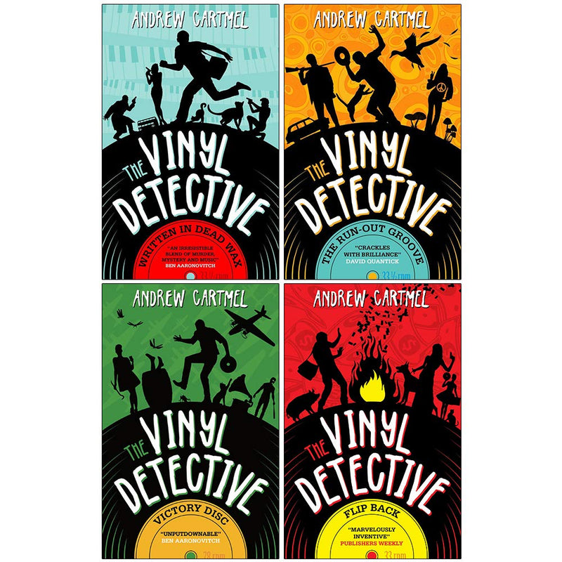 Andrew Cartmel The Vinyl Detective Series 4 Books Collection Set - The Book Bundle