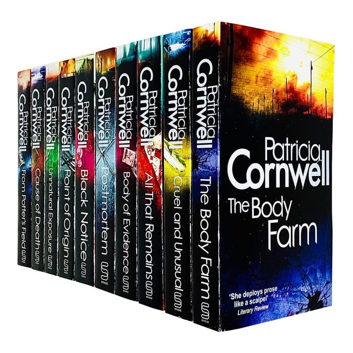 Kay Scarpetta Series 1-10 Collection 10 Books Set By Patricia Cornwell (Postmortem) - The Book Bundle