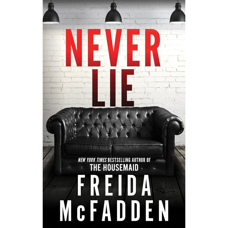 Collection of six paperback fiction books by Freida McFadden, including The Teacher, The Coworker, and The Boyfriend, published by Poisoned Pen Press.