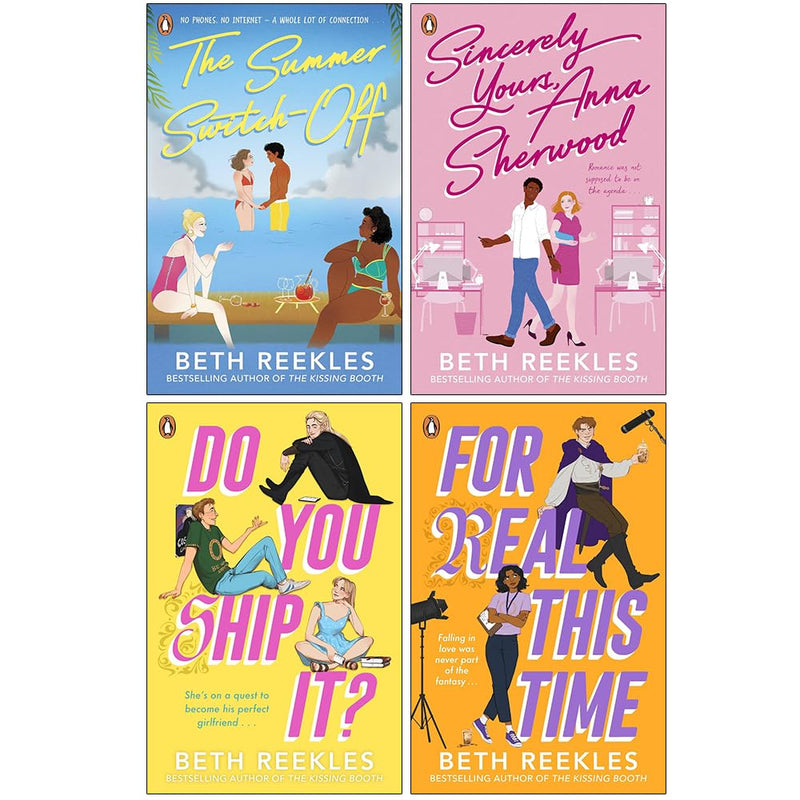 Beth Reekles Collection 4 Books Set (The Summer Switch-Off, Sincerely Yours Anna Sherwood, Do You Ship It and For Real This Time) - The Book Bundle
