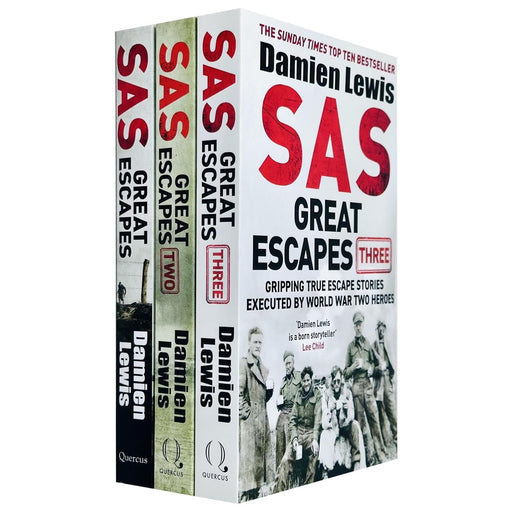Damien Lewis Collection 3 Books Set (SAS Great Escapes, SAS Great Escapes Two and SAS Great Escapes Three) - The Book Bundle