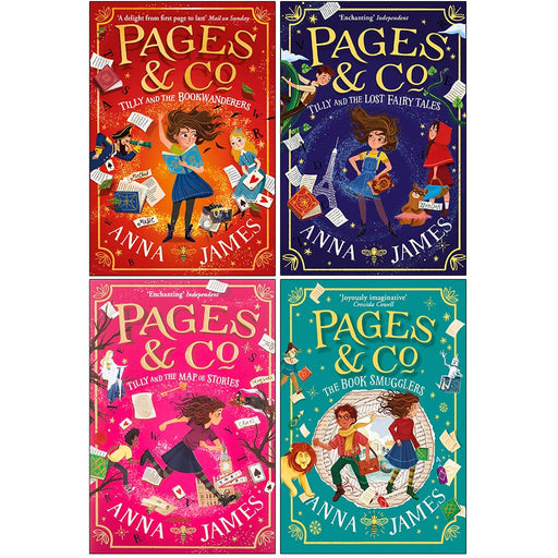 Pages & Co Collection 4 Books Set By Anna James (The Book Smugglers) - The Book Bundle
