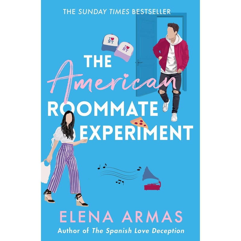 Paperback of The American Roommate Experiment by Elena Armas, showing the book cover featuring a stylish design and title text.