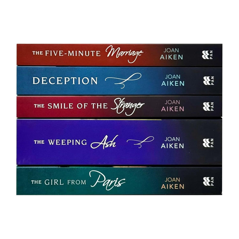 Joan Aiken 5 Books Collection Set(The Five-Minute Marriage ,Deception ,The Smile of the Stranger ,The Weeping Ash & The Girl from Paris) - The Book Bundle
