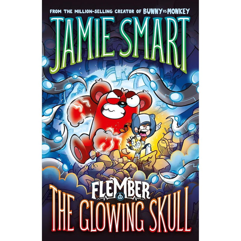 Flember Series 5 Books collection set by Jamie Smart, featuring titles like The Secret Book and Crystal Caves, by David Fickling Books