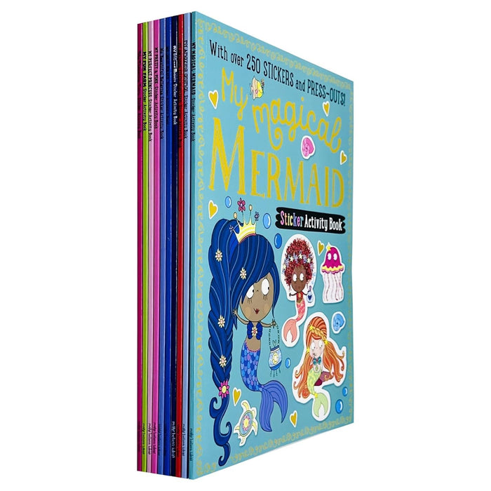 Sticker Activity 10 Books Collection Set With Fun Activities Card (My Fluttering Fairy) - The Book Bundle