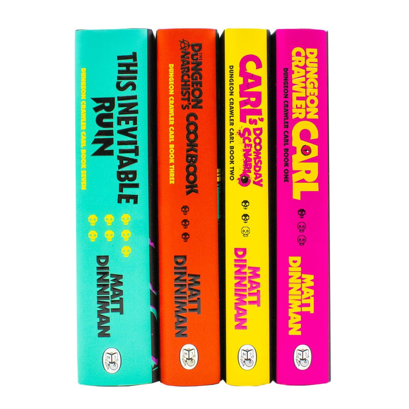 Dungeon Crawler Carl 4 Books Collection Set by Matt Dinniman - Fiction - Paperback