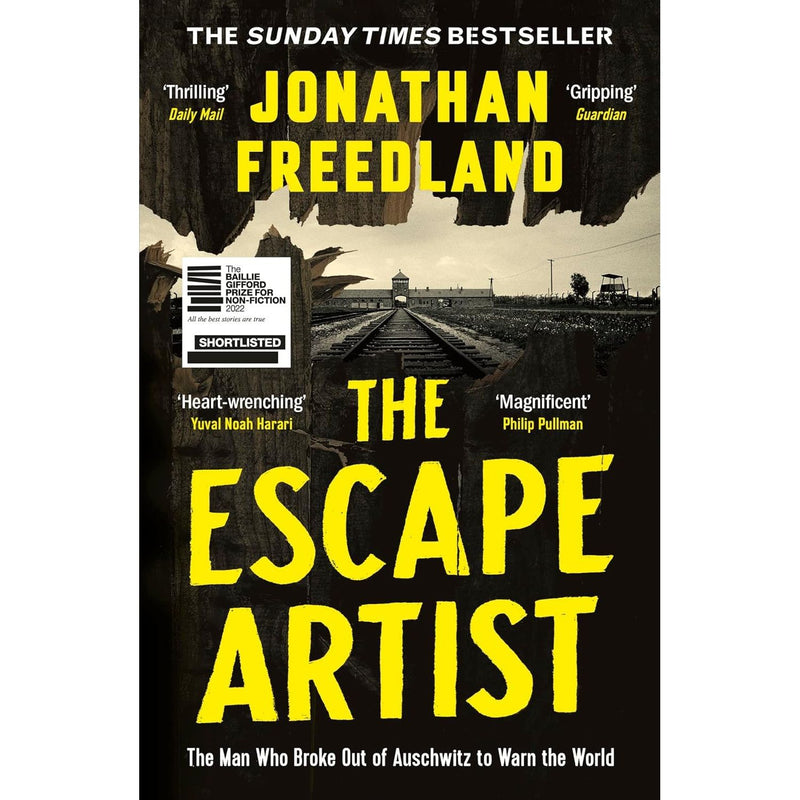 Two-book collection set featuring "The Escape Artist" by Jonathan Freedland and "Written in Blood" by Chris Carter, with book covers visible.