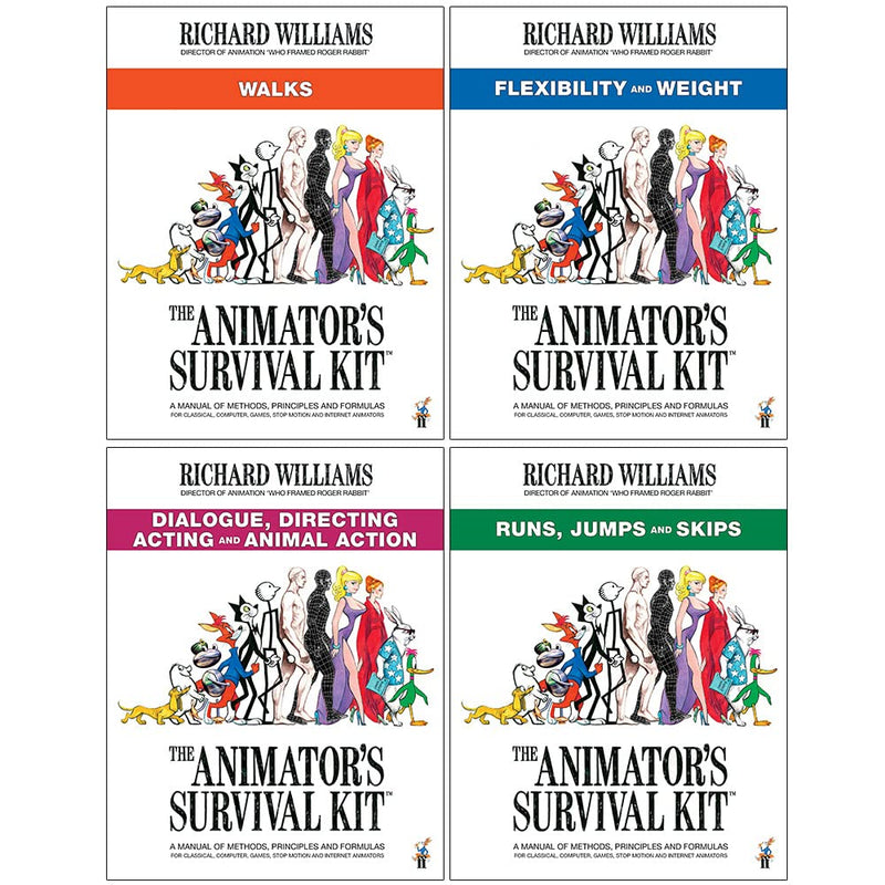 The Animator's Survival Kit Collection 4 Books Set By Richard Williams - The Book Bundle