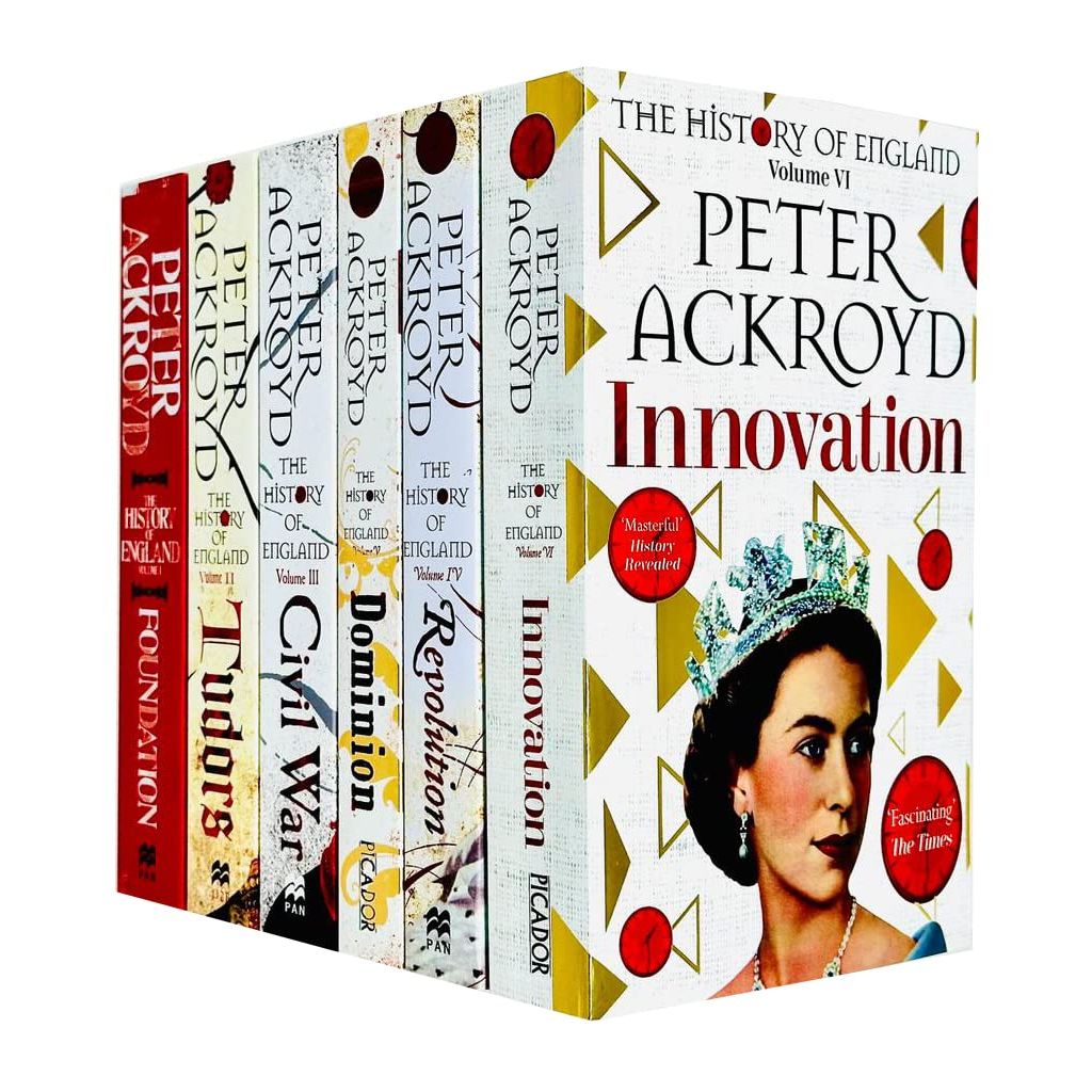 洋書 Peter Ackroyd Turner Peter Ackroyd History of England Volumes 1-6 Books Collection Set