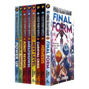 Mega Robo Bros Series Volume 1-8 Books Collection Set By Neil Cameron(Final form, Meltdown, Power Up, Double Threat, Carnival Crisis, Next Level, Robot Revenge & Nemesis) - The Book Bundle