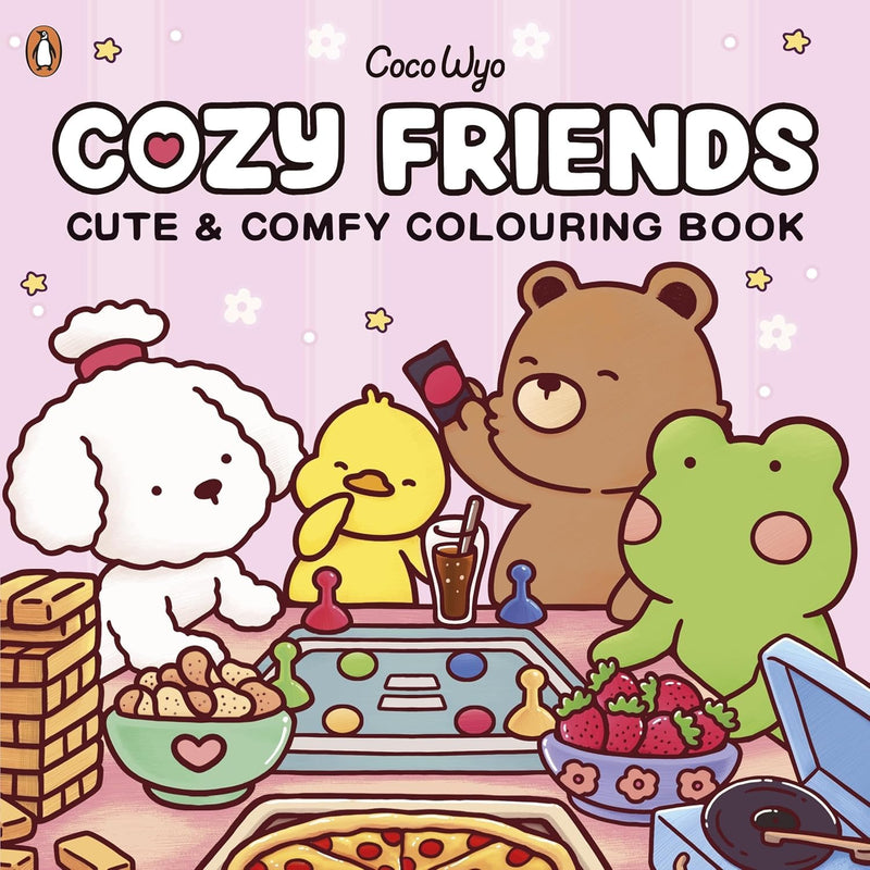 Coco Wyo Cozy Colouring Books 5 Books Set (Cozy Corner, Cozy Cuties, Cozy Friends, Cozy Vibes, Girl Moments) - The Book Bundle