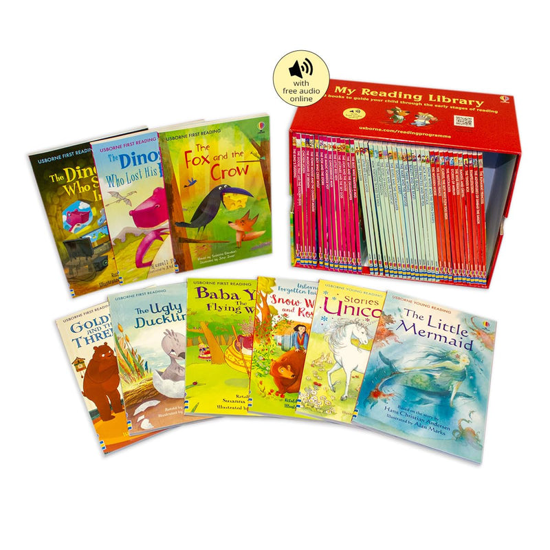 My Reading Library 50 Book Collection Box Set Magic Porridge Pot, King's Pudding, Musicians of Bremen - The Book Bundle