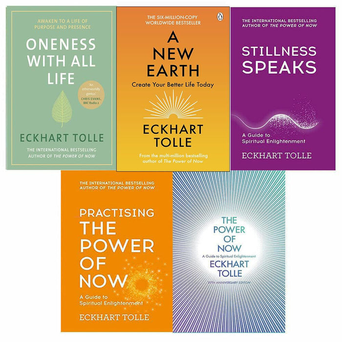 Eckhart Tolle the Power of now Collection 5 Books Set - The Book Bundle