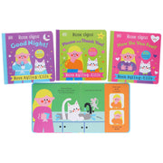 DK Rose Signs Series by Rose Ayling-Ellis Illustrated 4 Picture Books Collection Set (Rose Signs: Good Morning!, Good Night!, How Do You Feel? and Please and Thank you!) - The Book Bundle