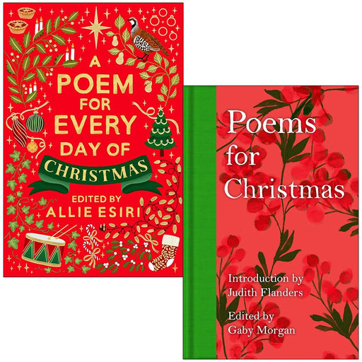 A Poem for Every Day of Christmas By Allie Esiri & Poems for Christmas By Gaby Morgan 2 Books Collection Set - The Book Bundle