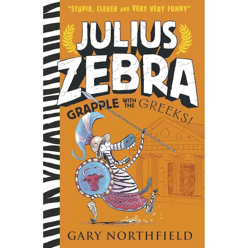 Julius Zebra 6-book collection set by Gary Northfield, featuring colorful paperback covers of the humorous fiction series.