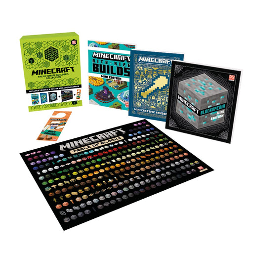 Minecraft The Ultimate Builder’s Collection Gift Box: The perfect children’s gift for kids and teens into video games, new and official for gamers. - The Book Bundle