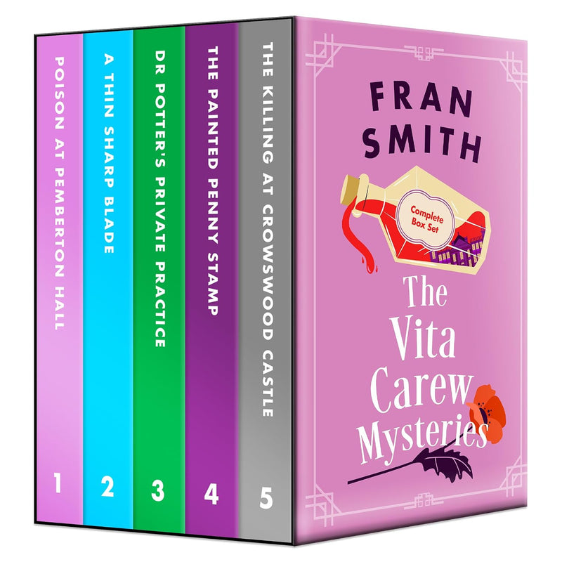 The Vita Carew Mysteries Complete Collection 5 Book Box Set By Fran Smith - Fiction - Paperback