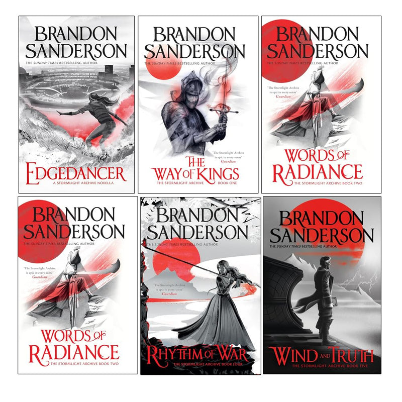 The Stormlight Archive 6 Books Collection Set By Brandon Sanderson - Fiction - Mixed Format