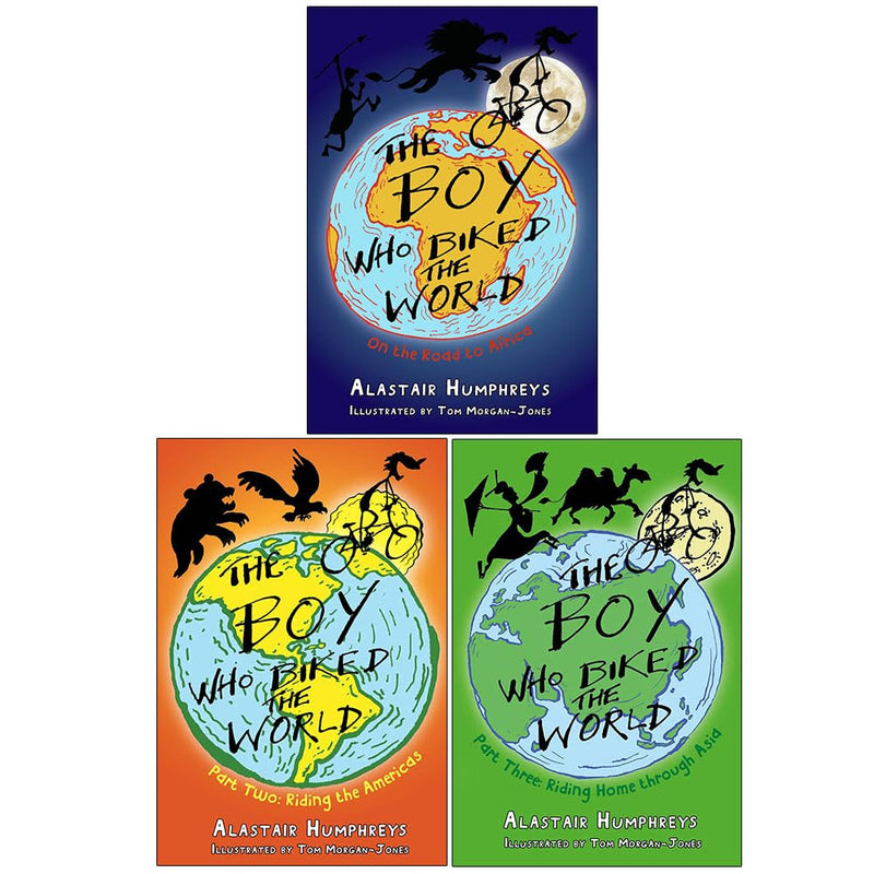 The Boy Who Rode Around the World 3 Books Collection Set By Alastair Humphreys - Fiction - Paperback