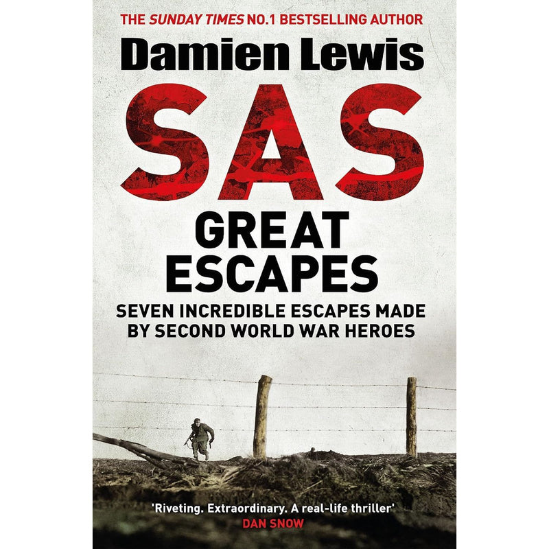 Damien Lewis Collection 7 Books Set In GIFT SLIPCASE - SAS Series (Great Escapes Two, Great Escapes, Brothers in Arms, Bravo Three Zero, Daggers Drawn, Italian Job & Shadow Raiders) - The Book Bundle
