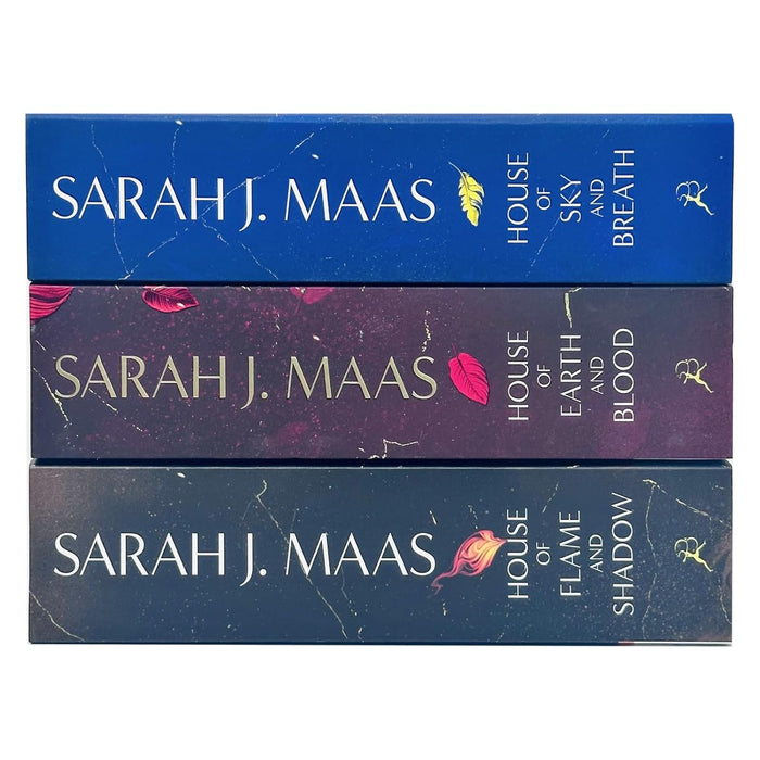 Crescent City Series by Sarah J. Maas 3 Books Collection Set [House of Sky and Breath, House of Earth and Blood, House of Flame and Shadow] - The Book Bundle