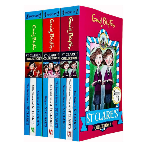 Enid Blyton St Clares Collection 3 Books Set (9 Stories in 3 Books) - The Book Bundle