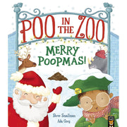 Poo In The Zoo 3-book collection set by Steve Smallman and Ada Grey, paperback children's fiction books