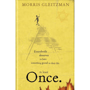 Seven paperback books from The Once Series by Morris Gleitzman, for ages 9–12, in Puffin Ltd edition, arranged in a set.