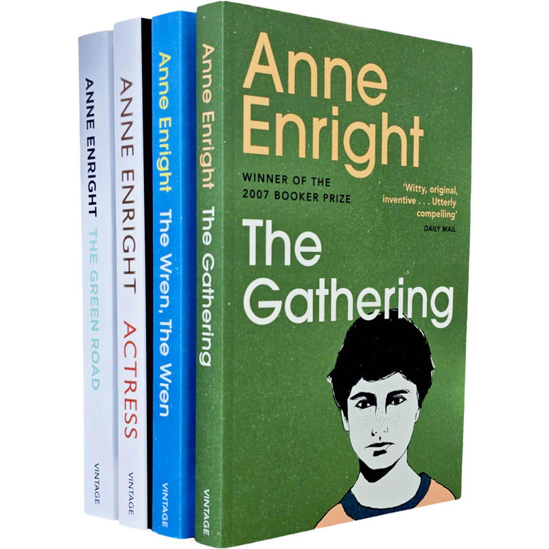 Anne Enright 4 Books Collection Set (The Gathering, The Green Road, Actress and The Wren, The Wren) - The Book Bundle