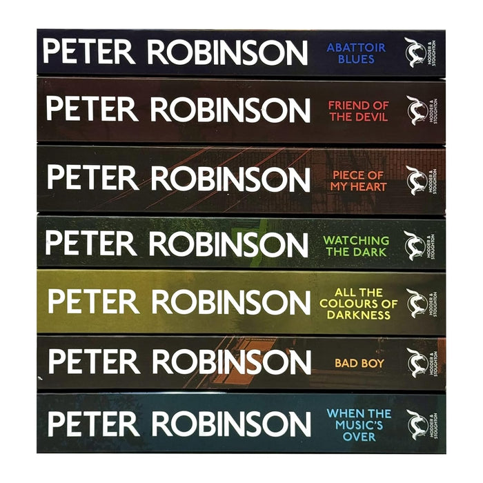 Inspector Alan Banks Series Collection 7 Books Set By Peter Robinson (When the Music's Over, Bad Boy & More)