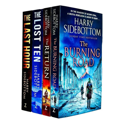 Harry Sidebottom Collection 4 Books Set (The Burning Road, The Return, The Lost Ten, The Last Hour) - The Book Bundle