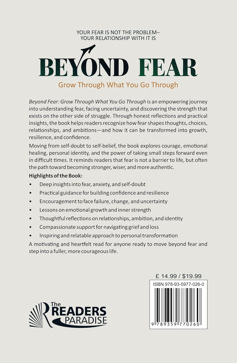 Beyond Fear Grow Through What You Go Through By Arpit Pathak - Non Fiction - Paperback