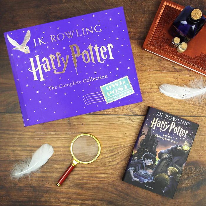 Harry Potter Owl Post Box Set (Children’s Hardback - The Complete Collection): J.K. Rowling (HB) - The Book Bundle