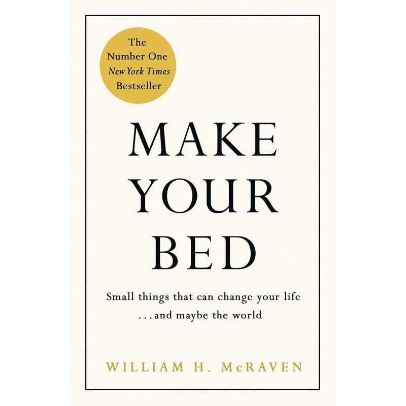 Make Your Bed [Hardcover], Rewire Your Mindset, The Science of Getting Rich, Approach Without Caution 4 Books Collection Set - The Book Bundle