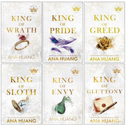 Kings of Sin Series 6-book collection by Ana Huang, paperback fiction set featuring diverse romance stories with vibrant covers.