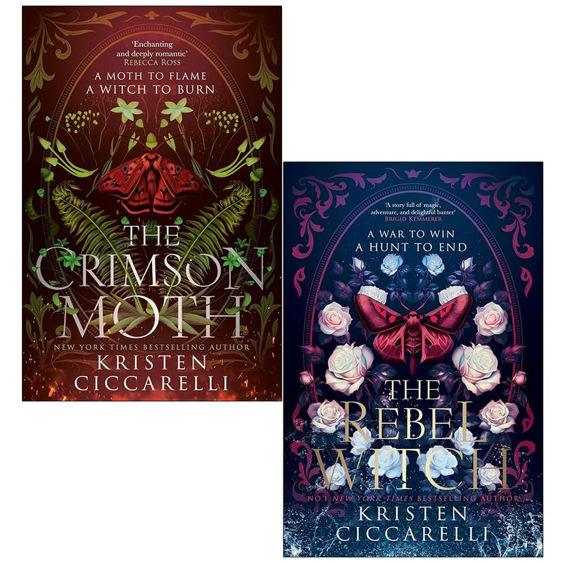 The Crimson Moth Series 2 Books Collection Set by Kristen Ciccarelli - Young Adult