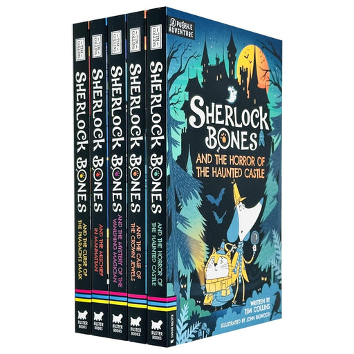 Adventures of Sherlock Bones Series 5 Books Collection Set By Tim Collins - The Book Bundle