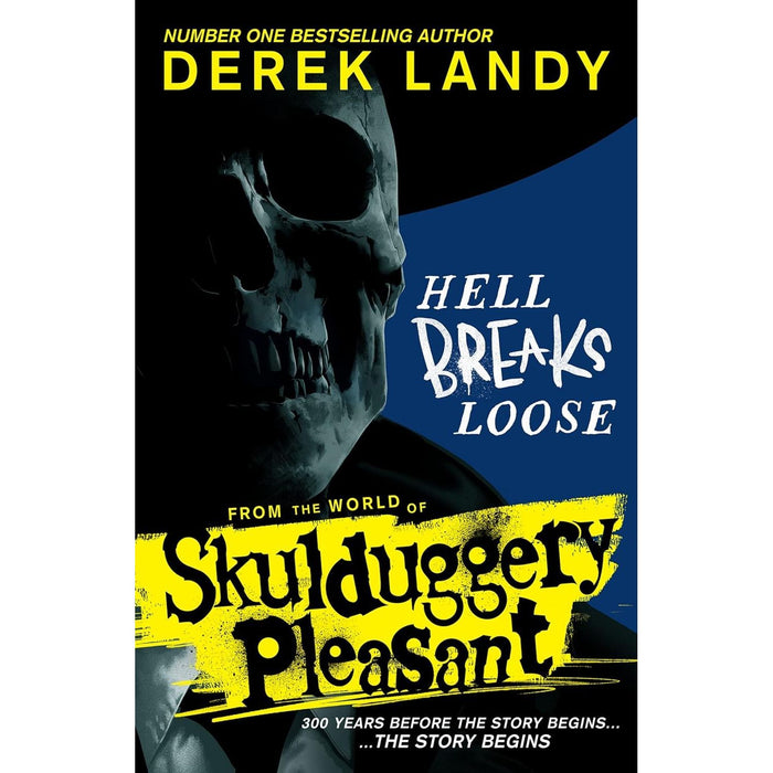 Skulduggery Pleasant Derek Landy Collection 3 Books Set (A Mind Full of Murder, Bad Magic & Hell Breaks Loose) - The Book Bundle