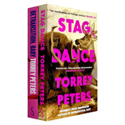 Two paperback fiction books from Torrey Peters' Detransition, Baby & Stag Dance collection by Serpent's Tail, shown side by side.