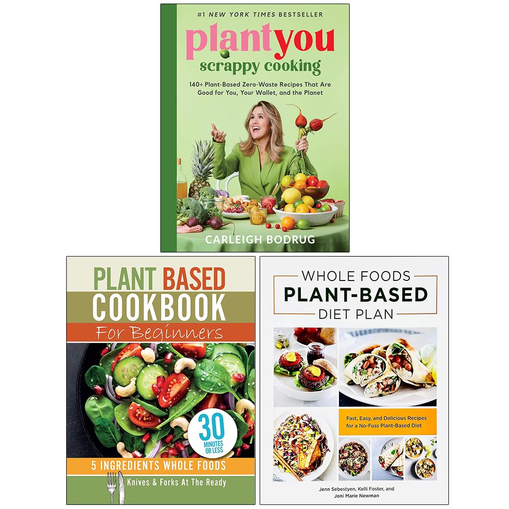 PlantYou Scrappy Cooking, Plant Based Cookbook For Beginners & Whole F —  The Book Bundle